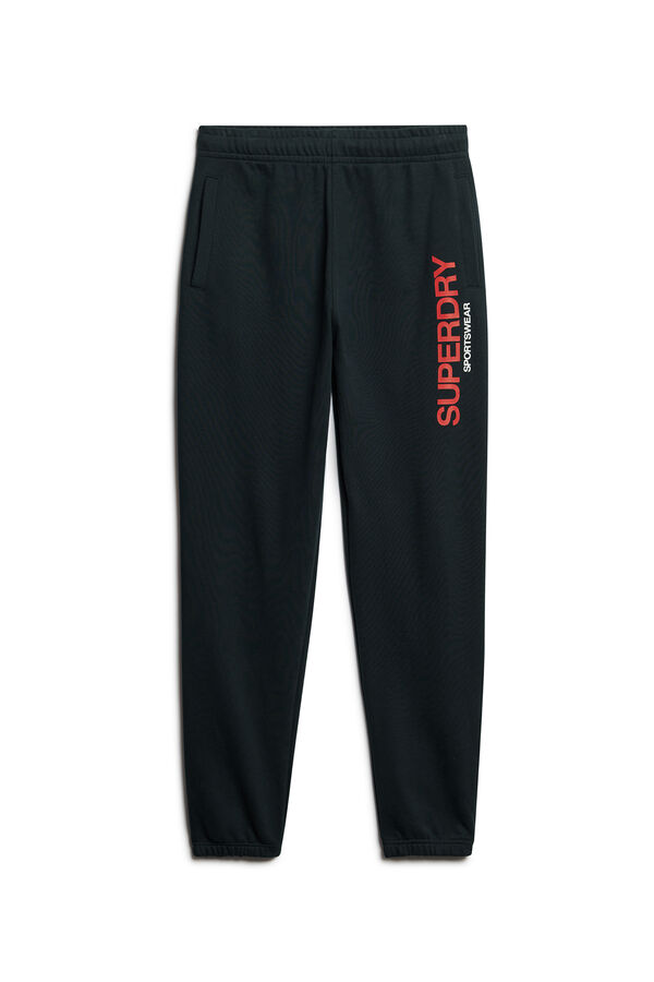 Superdry Joggers de corte afunilado com log&oacute;tipo Sportswear azul