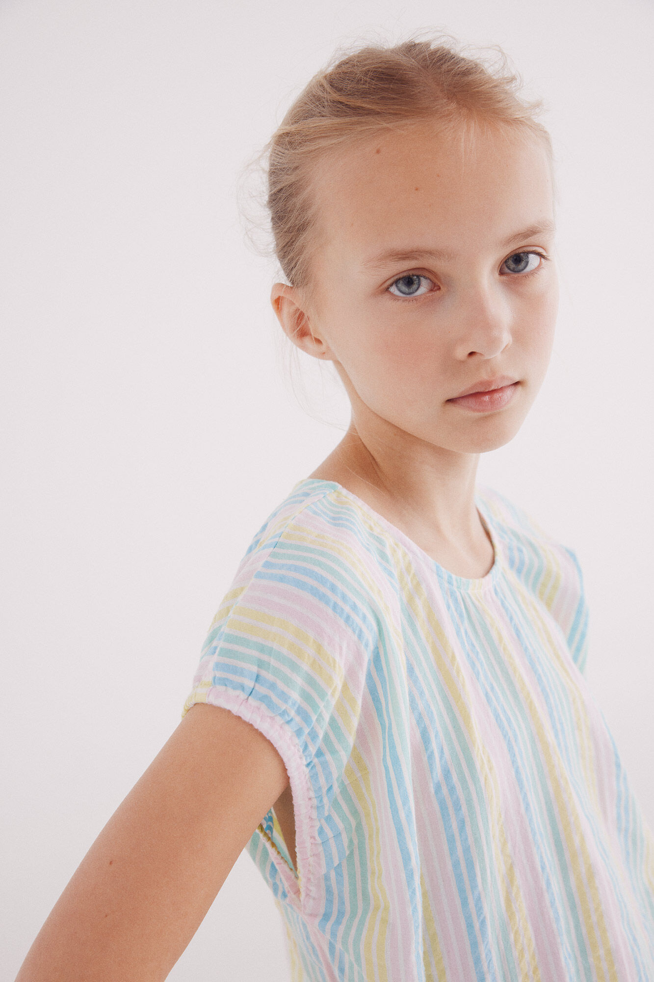 Springfield Kids Blusa listrada multicolor para menina