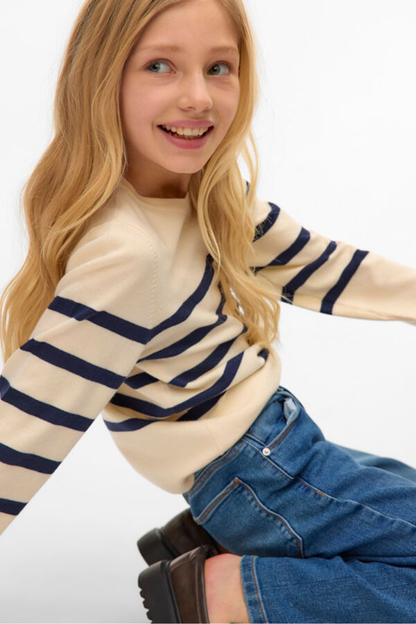 Vero Moda Girl Jersey manga larga gris