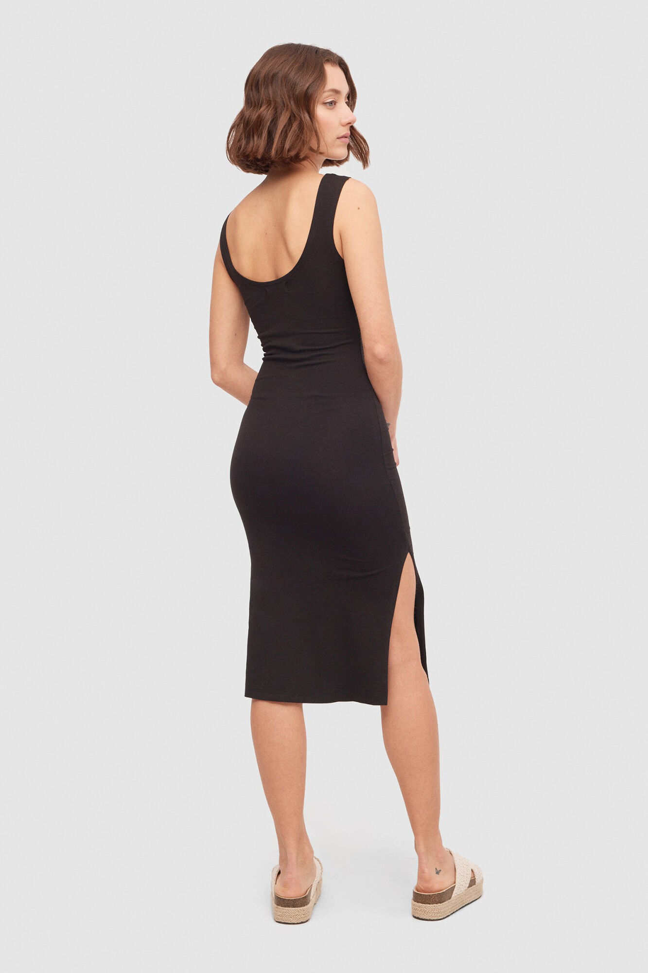 Inside Vestido Midi Malha