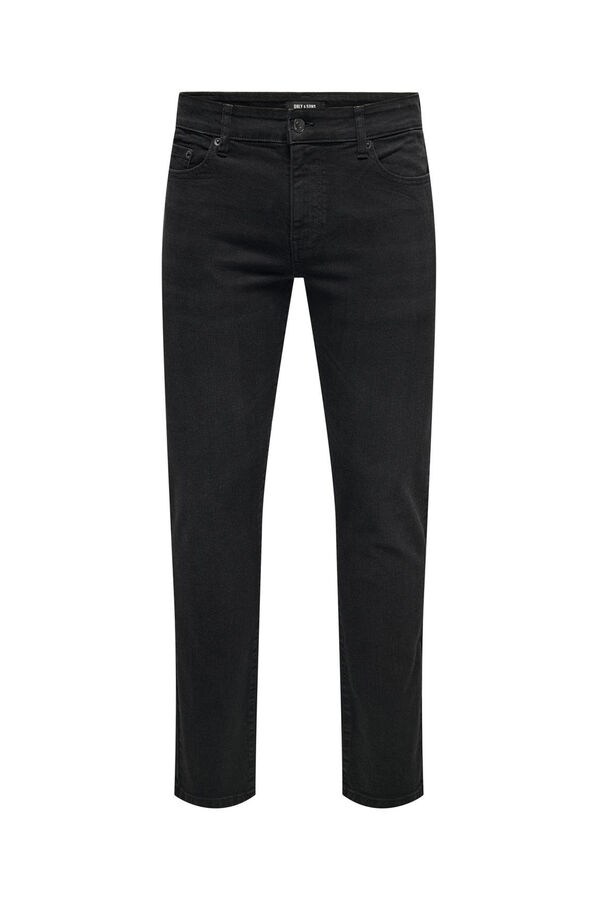 Only & Sons Jeans de hombre slim fit negro
