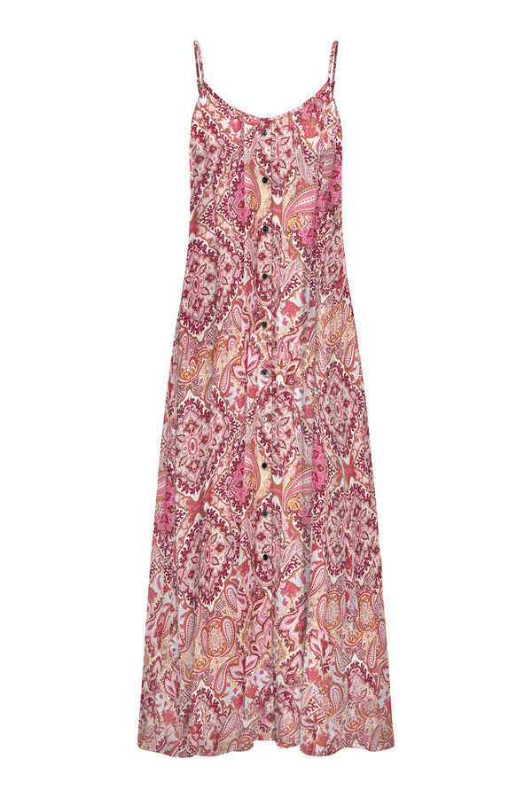 Only Vestido largo tirantes morado/lila