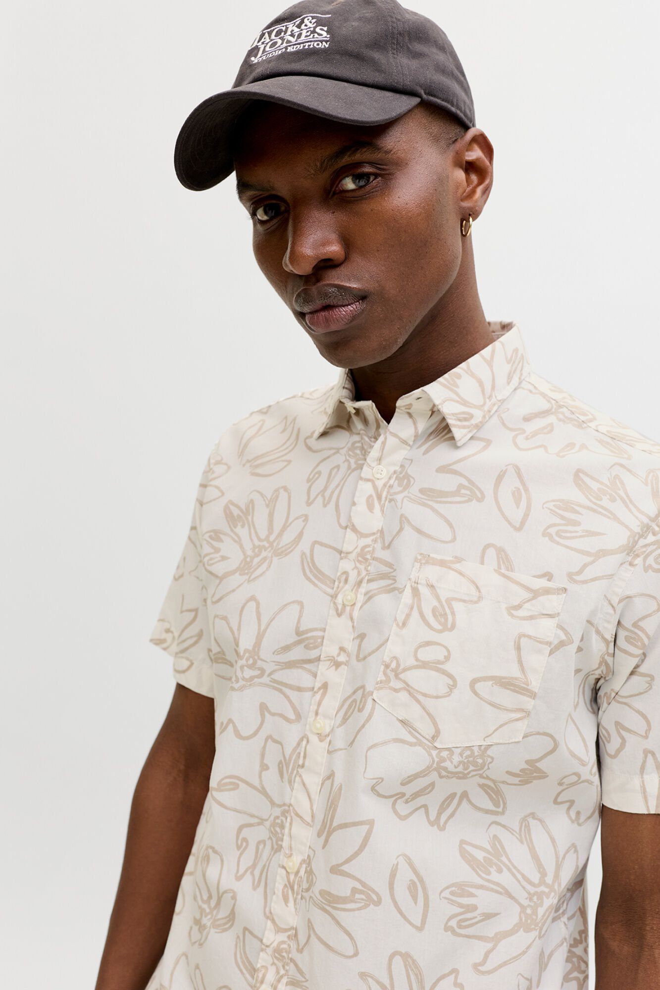 Jack & Jones Camisa regular fit estampada
