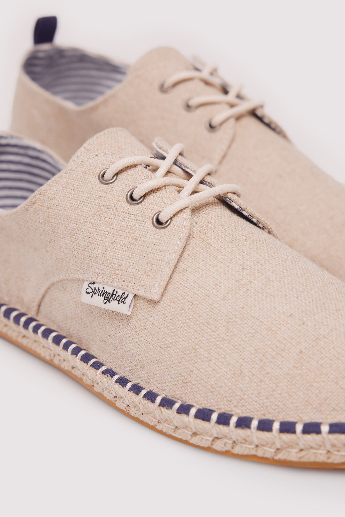 Springfield Detalhe de alpargata r&uacute;stica