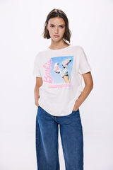 Springfield Camiseta "Barbie" Unstoppable blanco