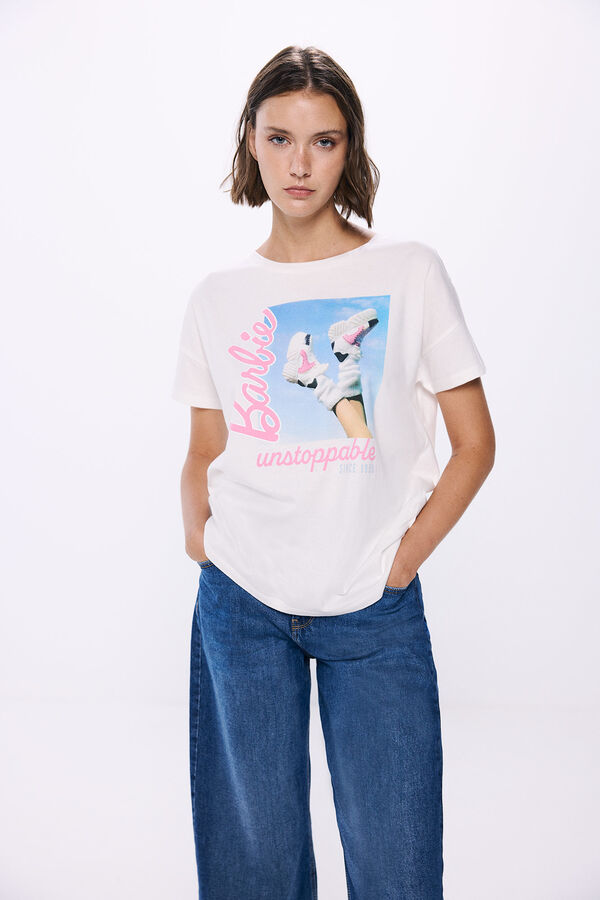 Springfield Camiseta "Barbie" Unstoppable blanco