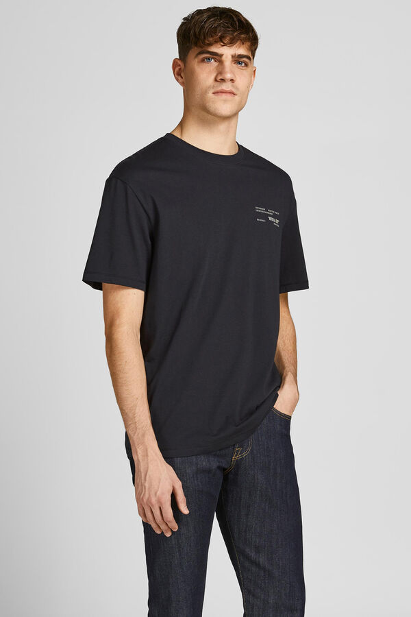 Springfield Camiseta print trasero negro