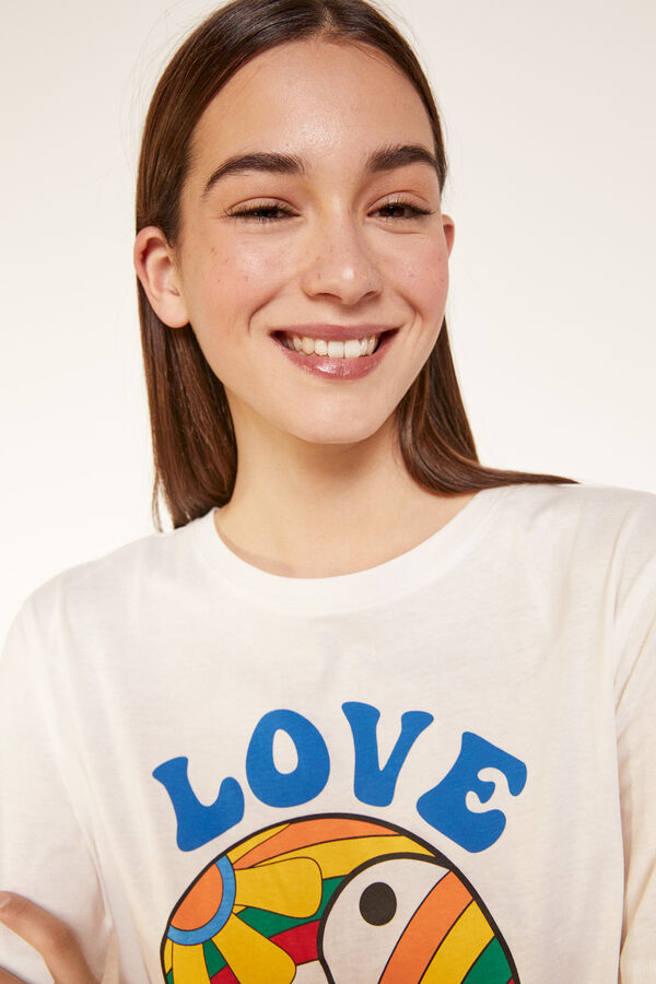 Springfield T-shirt "Love Peace" cru