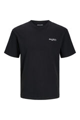 Jack & Jones Camiseta back print negro