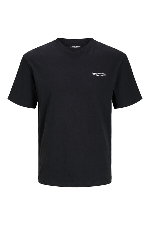 Jack & Jones Camiseta back print negro