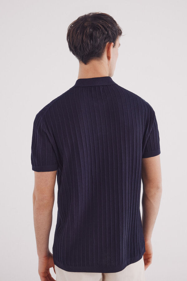 Springfield Camisola manga curta gola polo  azul