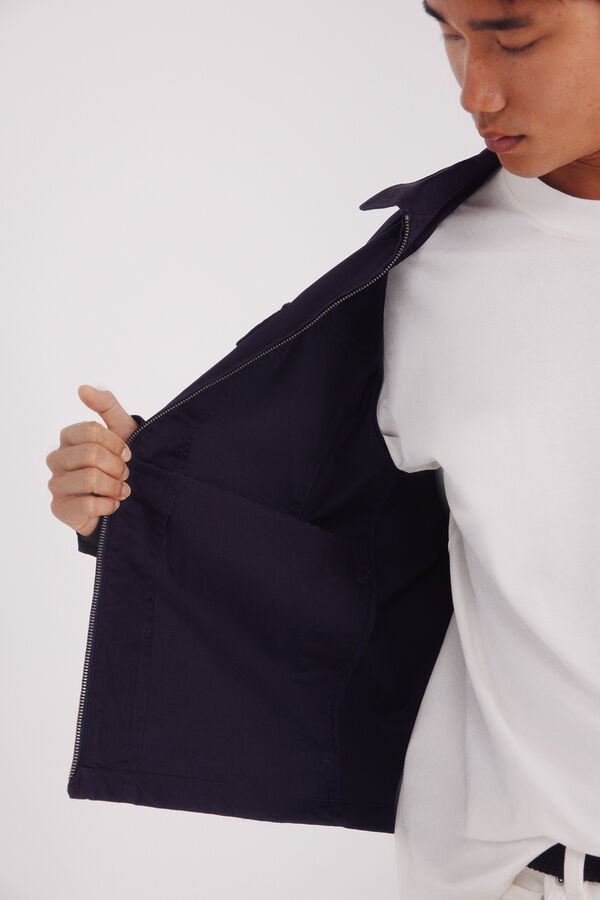 Springfield Sobrecamisa algod&atilde;o azul