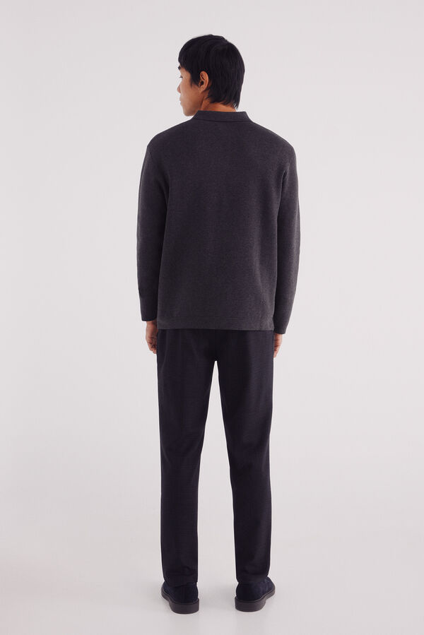 Springfield Pantal&oacute;n chino jogger estructura gris