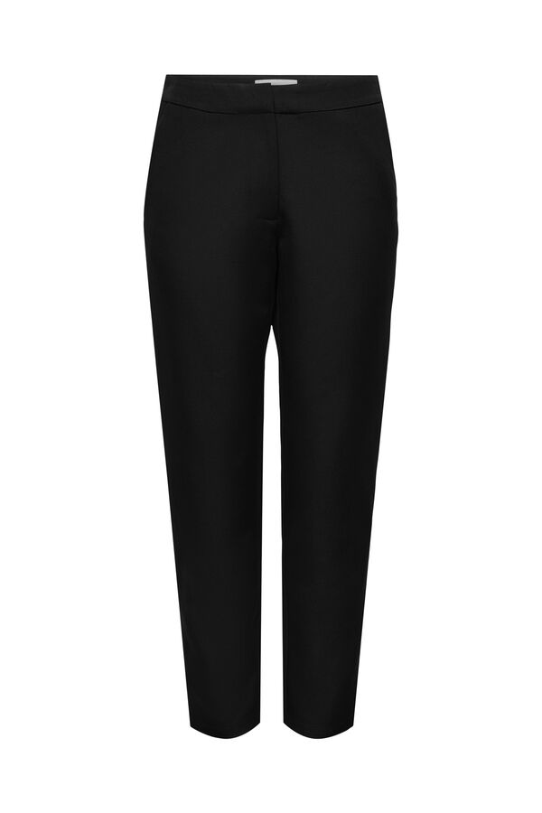 JDY Pantal&oacute;n de corte cl&aacute;sico negro