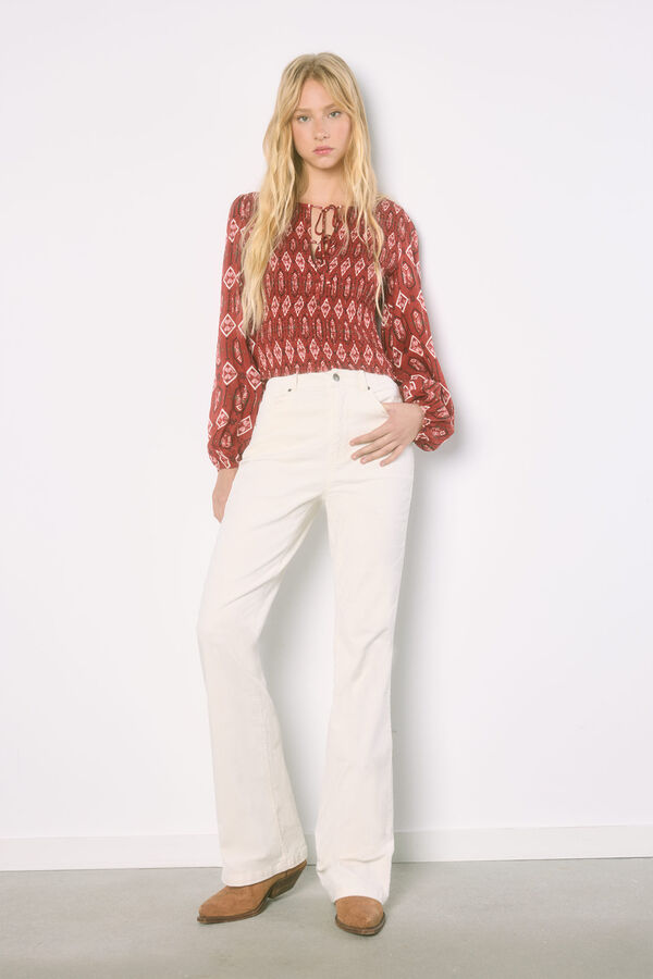 High Spirits Camisa Stella burdeos