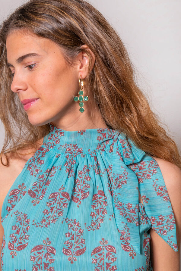 Cul Sac vestido sofia  azul