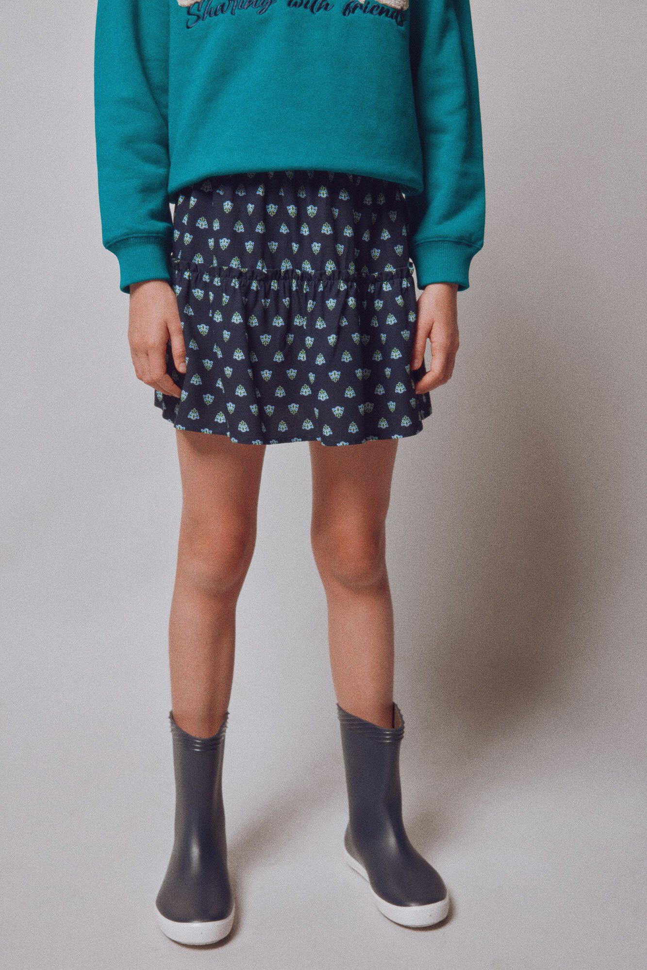 Springfield Kids Falda flores ni&ntilde;a