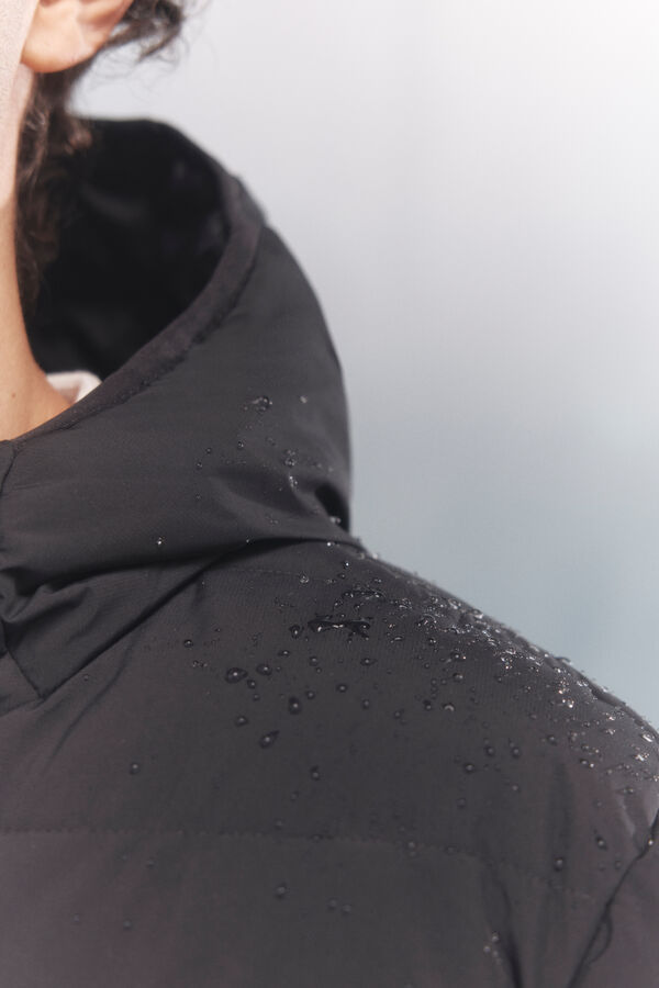 Springfield Casaco t&eacute;rmica acolchoada preto