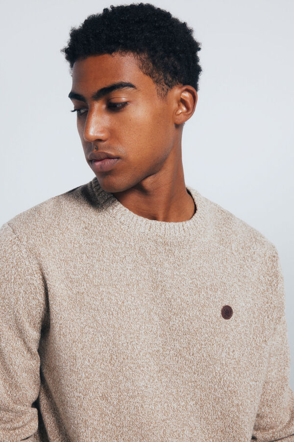 Springfield Jersey liso fantas&iacute;a torzal beige