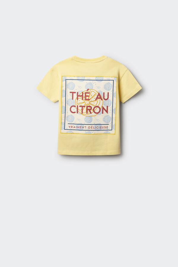 Springfield Kids Camiseta infantil Au Citron amarelo