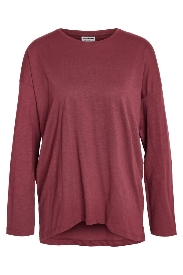 Noisy May T-shirt comprida manga comprida cru