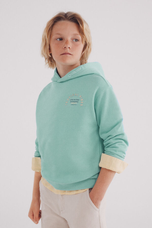 Springfield Kids Sweatshirt menino pelicano azul