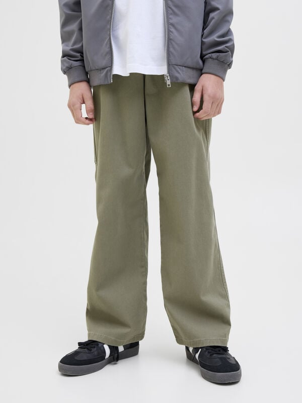 Jack & Jones Junior Pantal&oacute;n regular fit verde