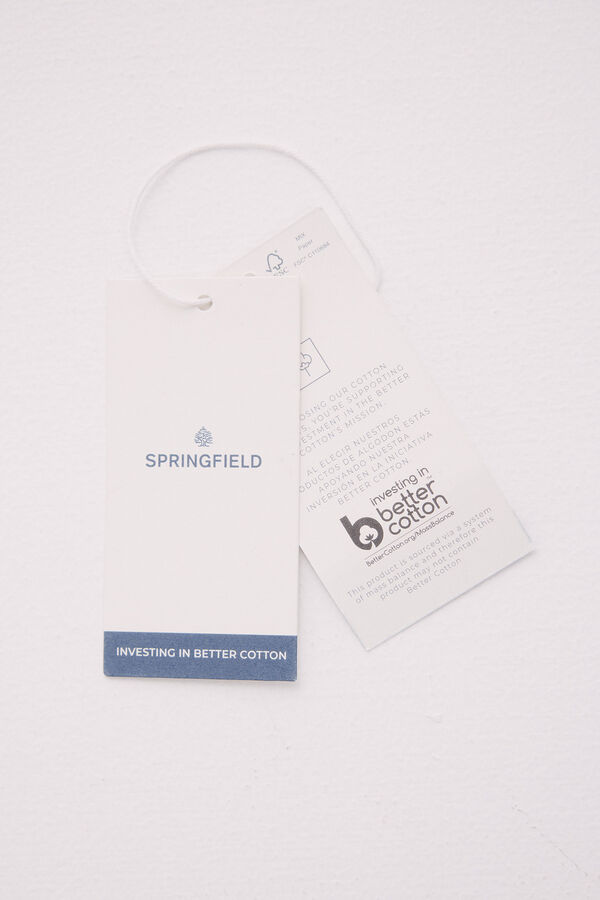 Springfield Camiseta com flores de renda verde