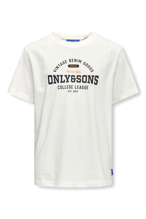 Only & Sons Junior Camisola de manga curta branco
