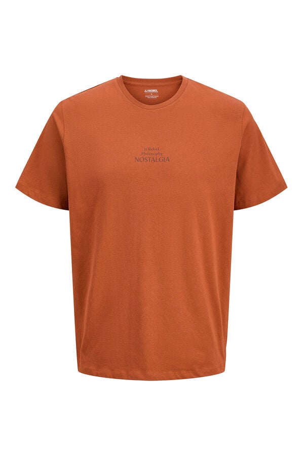 JJ REBEL Camiseta back print naranja