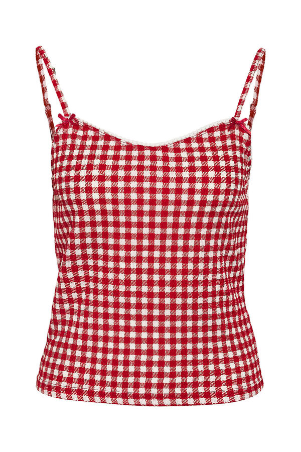 Noisy May Regata com detalhe de la&ccedil;o vermelho