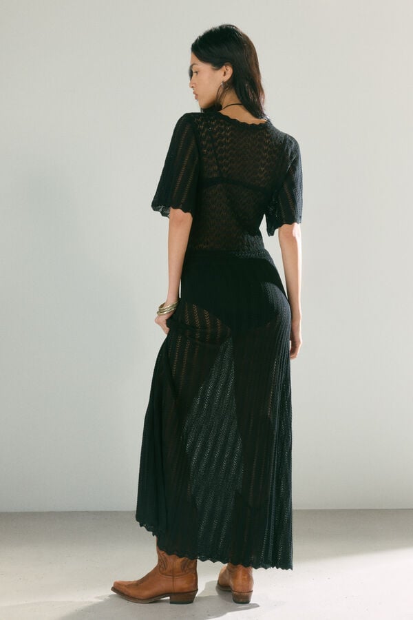 High Spirits Vestido Dove preto