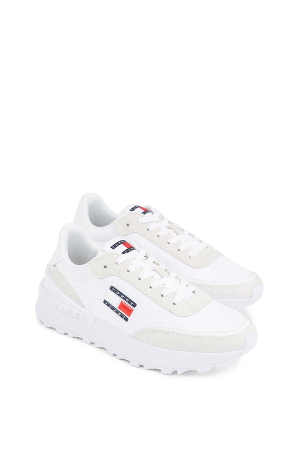 Tommy Jeans Runner de mujer Tommy Jeans blanco