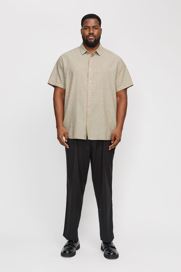 Jack & Jones PLUS Camisa slim fit PLUS cinzento