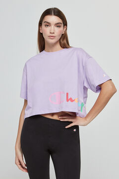 Springfield T-shirt curta multicolor com logótipo  roxo