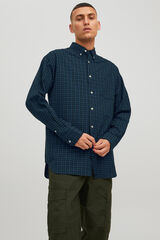 Springfield Camisa cuadros navy