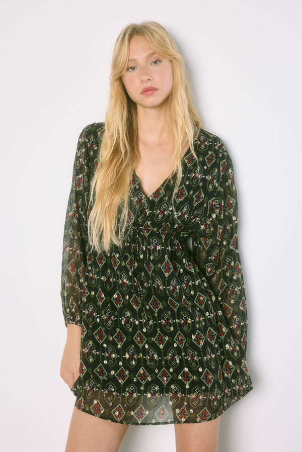 High Spirits Vestido New mood preto