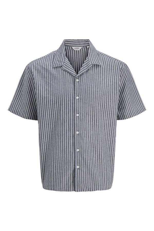 JJ REBEL Camisa relaxed fit azul