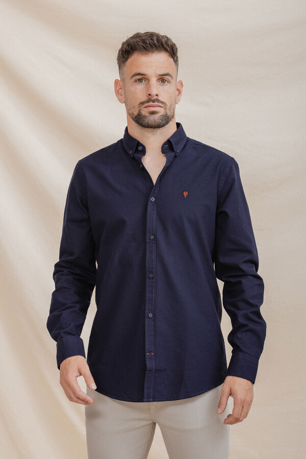Celopman Camisa Oxford azul