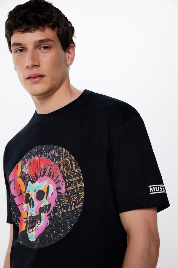 Springfield Camiseta Muse Skull negro