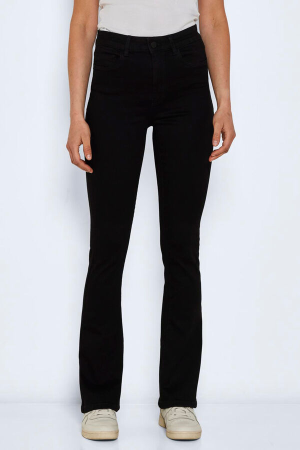Noisy May Jeans Flare preto