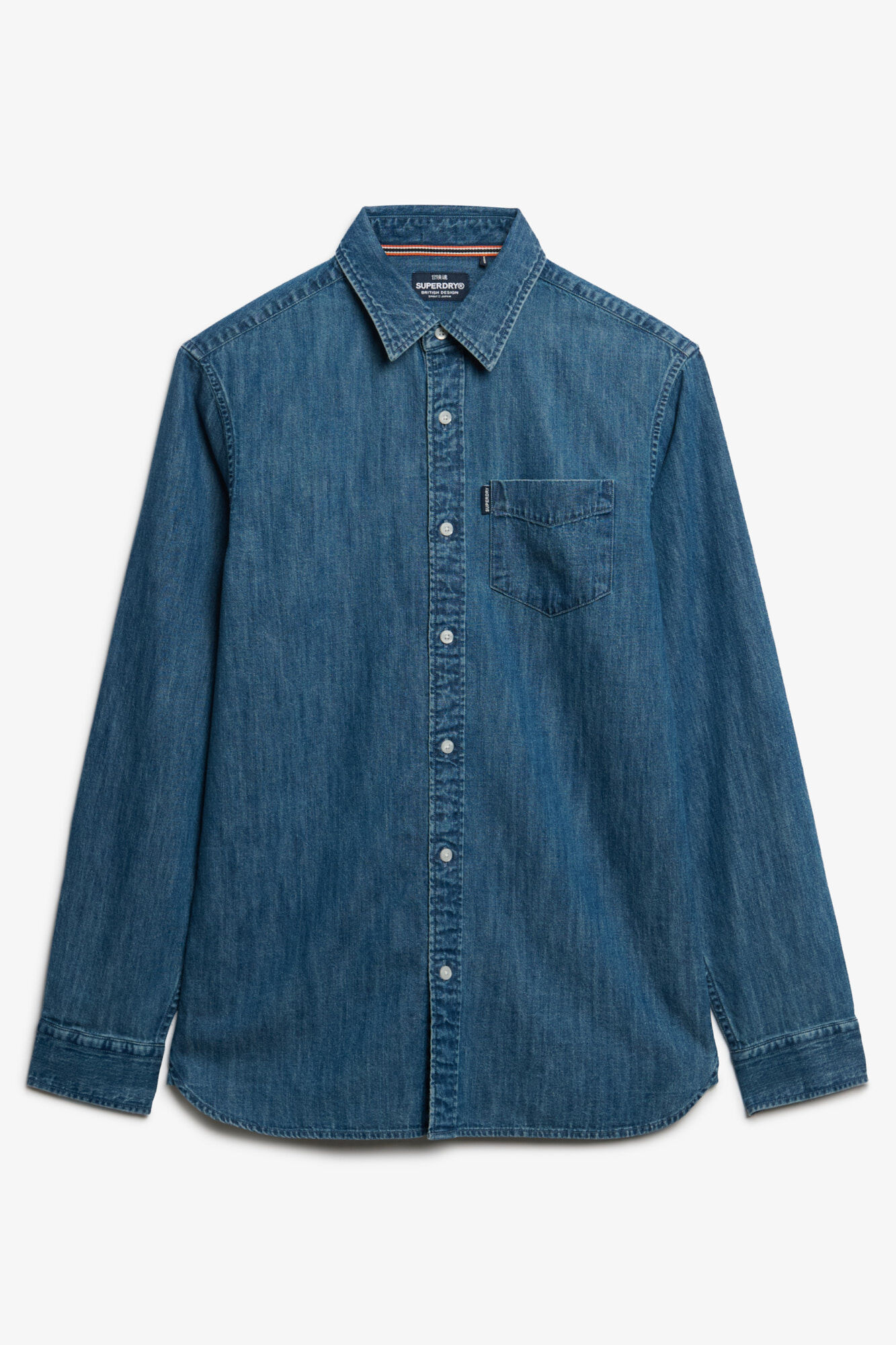 Superdry Camisa Essentials l/s denim
