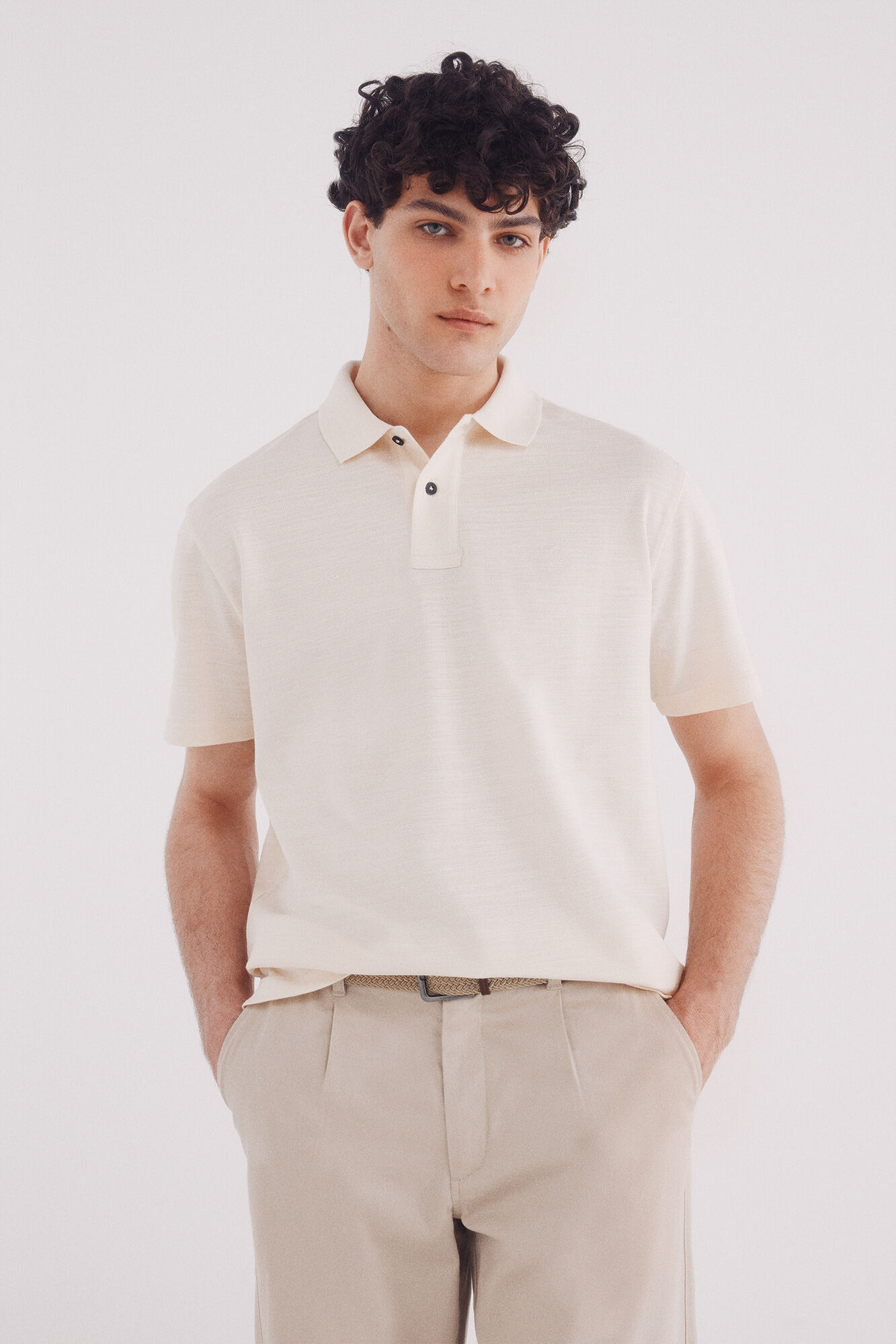 Springfield Polo piqu&eacute; fantas&iacute;a color regular fit