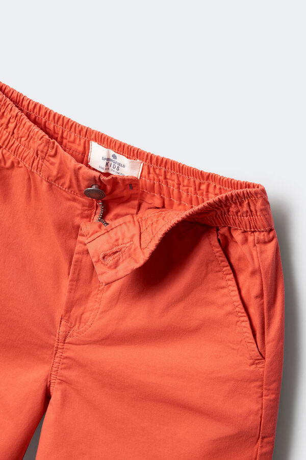 Springfield Kids Bermudas chino ligero niño coral