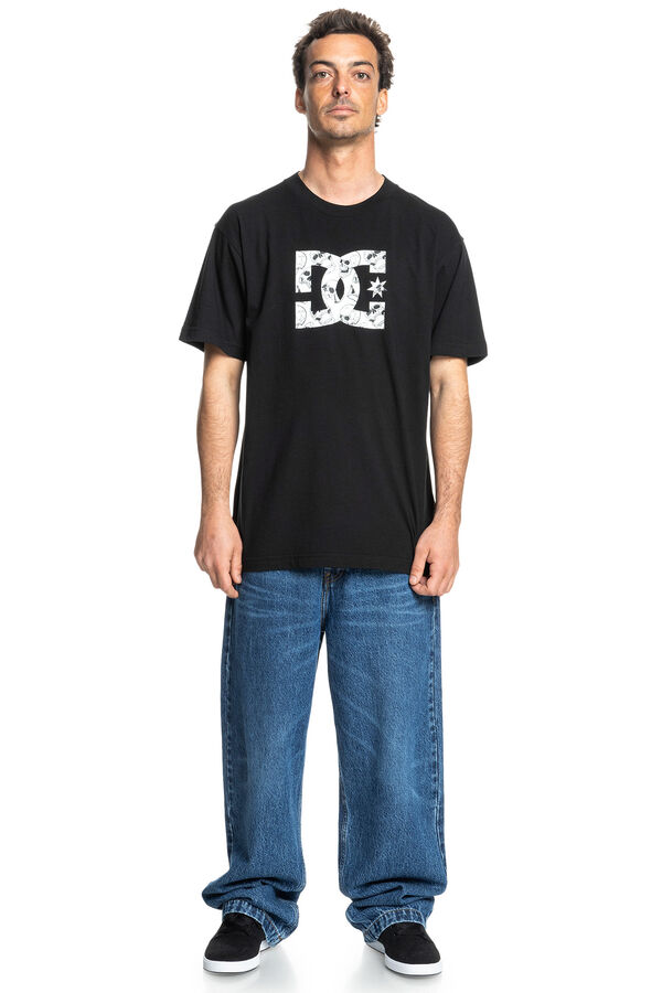 DC Shoes DC Star Skully - Camiseta masculina de manga curta preto
