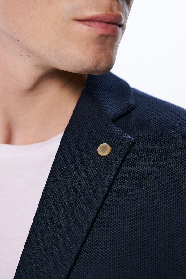 Springfield Blazer ojo de perdiz azul