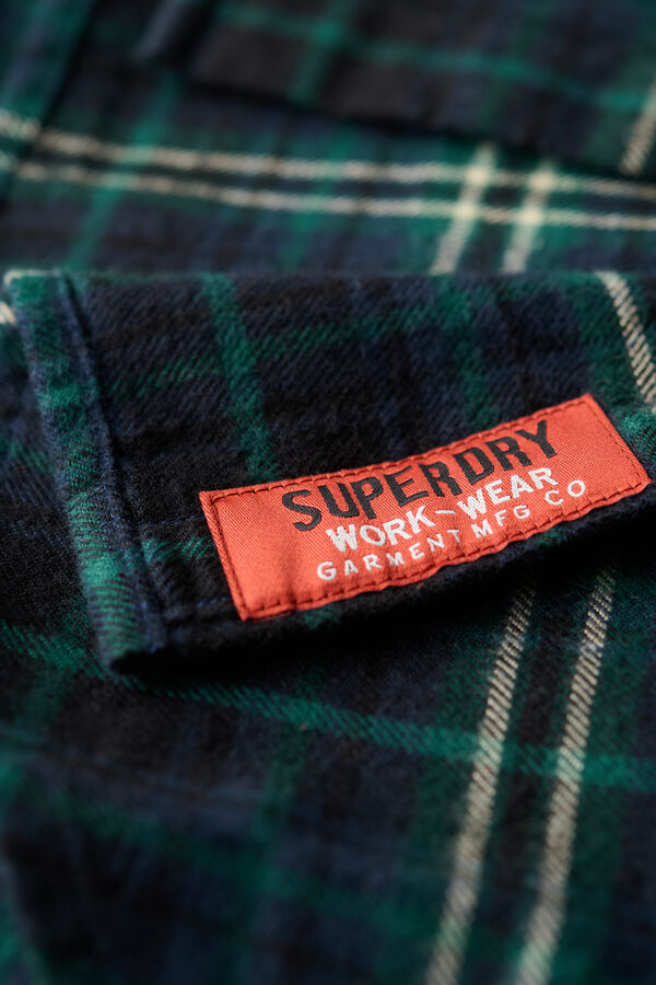 Superdry Camisa de manga comprida azul