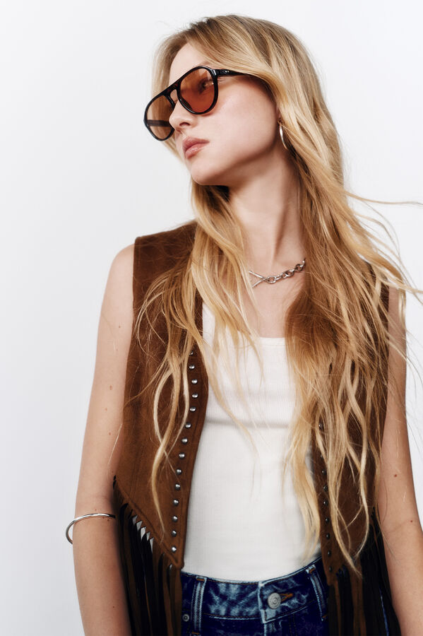 High Spirits Chaleco "Oasis" tostado