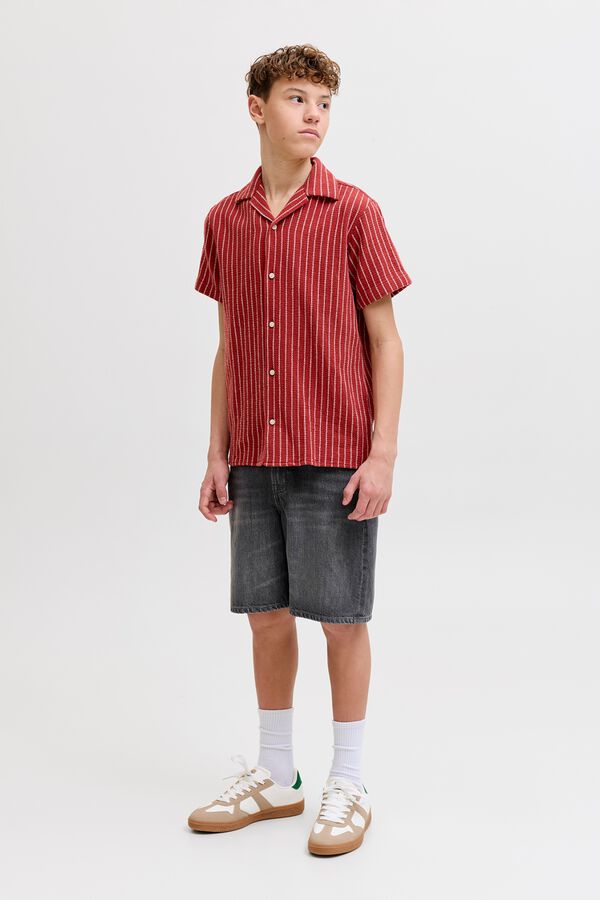 Jack & Jones Junior Bermuda denim relaxed gris