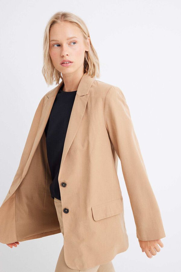 Springfield Blazer fluido nude